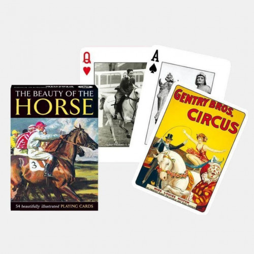Carti de joc de colectie Piatnik, cu tema "The Beauty of the Horse"